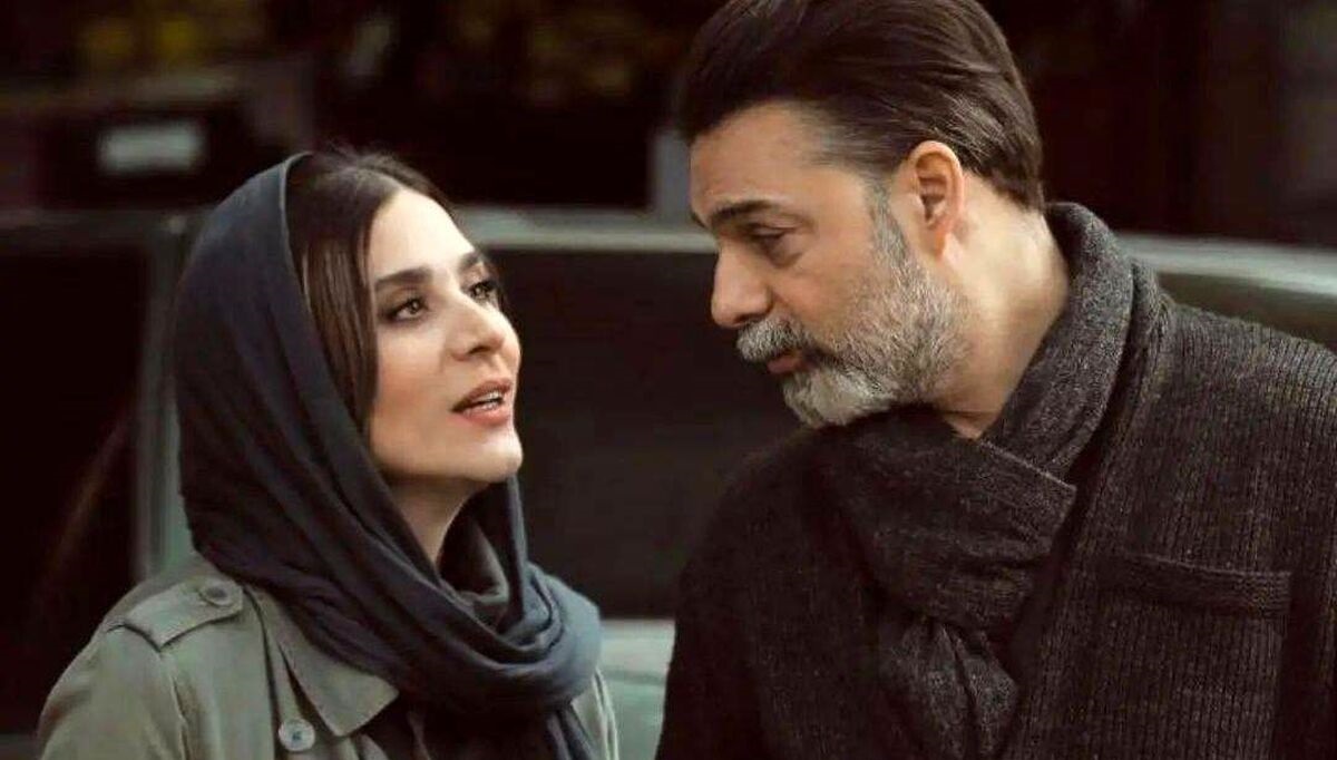 پیمان معادی و سحر دولتشاهی در پشت صحنه سریال افعی تهران (عکس)